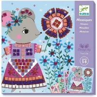 Djeco Jeu de mosaïque créatif « Animaux de compagnie »,