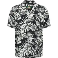 Key Largo Chemise 'Havanna' noir / blanc
