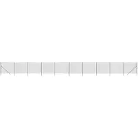 vidaXL Clôture grillagée Anthracite 2x25 m Acier galvanisé