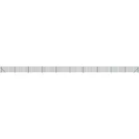 vidaXL Clôture grillagée avec bride au sol vert 0,8x25 m