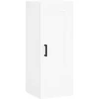 vidaXL Armoire murale blanche 34,5x34x90 cm Bois composite