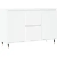 vidaXL Sideboard Blanc 101,5x35x70 cm Bois composite