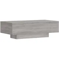 vidaXL Table basse Gris Sonoma 100x49,5x31 cm Bois composite