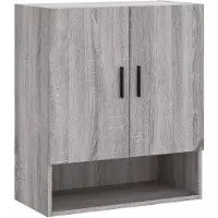 vidaXL Armoire murale Gris Sonoma 60x31x70 cm Bois composite
