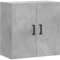 vidaXL Armoire murale gris béton 60x31x60 cm Bois composite