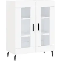 vidaXL Sideboard Blanc 69,5x34x90 cm Bois composite