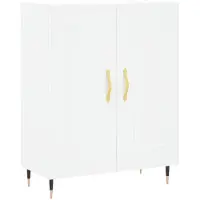 vidaXL Sideboard Blanc 69,5x34x90 cm Bois composite