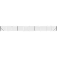 vidaXL Clôture grillagée avec bride au sol Anthracite 1,6x25 m