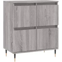 vidaXL Sideboard Gris Sonoma 60x35x70 cm Bois composite