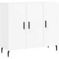 vidaXL Sideboard Blanc 90x34x80 cm Bois composite