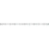 vidaXL Clôture grillagée avec douilles de sol Vert 1x25 m