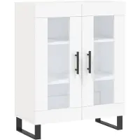 vidaXL Sideboard Blanc 69,5x34x90 cm Bois composite