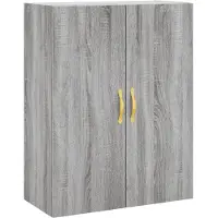 vidaXL Armoire murale Gris Sonoma 69,5x34x90 cm