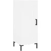 vidaXL Sideboard Blanc 34,5x34x90 cm Bois composite