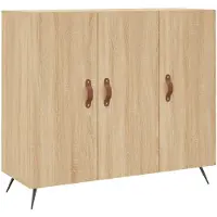 vidaXL Sideboard chêne Sonoma 90x34x80 cm bois composite