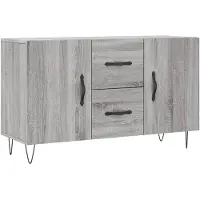 vidaXL Sideboard Gris Sonoma 100x36x60 cm Bois composite