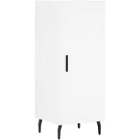 vidaXL Sideboard Blanc 34,5x34x90 cm Bois composite