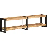 vidaXL Armoire TV 160x30x40 cm en bois massif de manguier