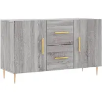 vidaXL Sideboard Gris Sonoma 100x36x60 cm Bois composite