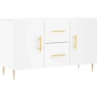 vidaXL Sideboard Blanc 100x36x60 cm Bois composite