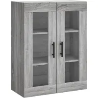 vidaXL Armoire murale Gris Sonoma 69,5x34x90 cm