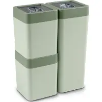 Sunware Set de bocaux Sigma pour la maison, 0,6 l + 1,4 l, vert