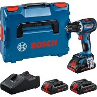 Bosch Perceuse-visseuse 18V GSR18V-90C brushless + 3 batteries ProCORE 4Ah + chargeur en coffret L-BOXX - - 0615A5002R