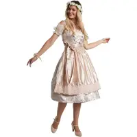 TecTake dressforfun - Midi-Dirndl Traunstein model 2 S - Robe fantaisie costume halloween robe de soirée robe de carnaval costume carnaval robe de soirée - 304630