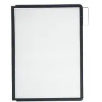 Sans marque Pochettes Sherpa pour système de présentation - format A4 - noir - 5 p