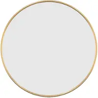 vidaXL Miroir mural Doré Ø 40 cm Rond