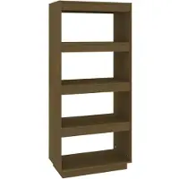 vidaXL Bibliothèque/Séparateur de pièce Marron miel 60x35x135 cm Pin