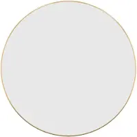 vidaXL Miroir mural Doré Ø 60 cm Rond