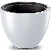 Prosperplast Pot De Fleurs 25l Heos 2en1 Avec Insert Ø 395 Mm Blanc