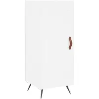vidaXL Sideboard Blanc 34,5x34x90 cm Bois composite