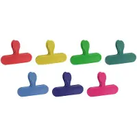 Excellent houseware Clips de Pâques colorés - Pack de sept pour une fermeture étanche
