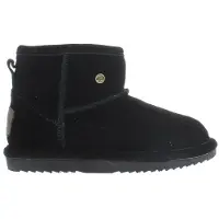 Warmbat Pantoufles Warmbat Kids Wallaby Suede Black-Taille 33