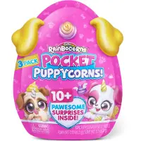 Rainbocorns Pocket Puppycorn Lot de 3 mini-jouets pour chiots ZURU D ballage Id e cadeau pour filles Jouets pour filles Cadeau d'anniversaire pou