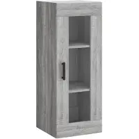 vidaXL Armoire murale Gris Sonoma 34,5x34x90 cm