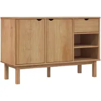 vidaXL Sideboard OTTA 114x43x73,5 cm Pin massif