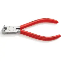 Knipex Pince coupante de devant pour mécaniciens chromée gainées en plastique 130 mm - 69 03 130