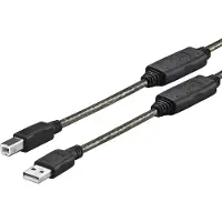 VivoLink PROUSBAB5 Câble USB 5 m USB 2.0 USB A USB B Noir (PROUSBAB5)