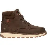 Mustang Bottes à lacets 'Veterschoenen Hoog' brun foncé