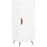 vidaXL Sideboard Blanc 34,5x34x90 cm Bois composite