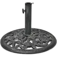 vidaXL Pied de parasol en fonte 12 kg 48 cm