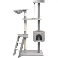 vidaXL Arbre à chat 150 cm Gris