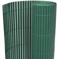 vidaXL Clôture de jardin double face PVC 90x300 cm Vert