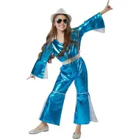 Dressforfun Radiant Disco Starlet 158 (pour les 12 ans et plus) - robe costume halloween tenue de fête costume carnaval tenue de fête carnaval - 302368