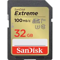 SanDisk 32gb SDHC Extreme 100MB/s UHS-I U Class 10, V30