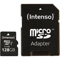 Intenso Micro Sdxc 128gb Class 10 Uhs-i Premium Memory Card Noir