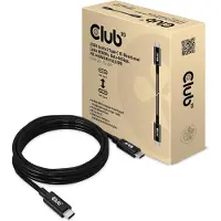 Club 3D CAC-1578 Club3D Kabel USB 4 Typ C PD 240W / 8K / 40Gbps 2m St/St retail